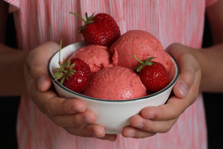 Sorbet à la fraise