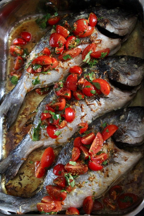 Sea Bream, Yotam Ottolenghi style – Casserole & Chocolat