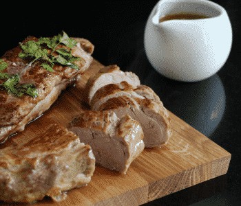 Le Filet mignon de Porc, Miel et Coriandre