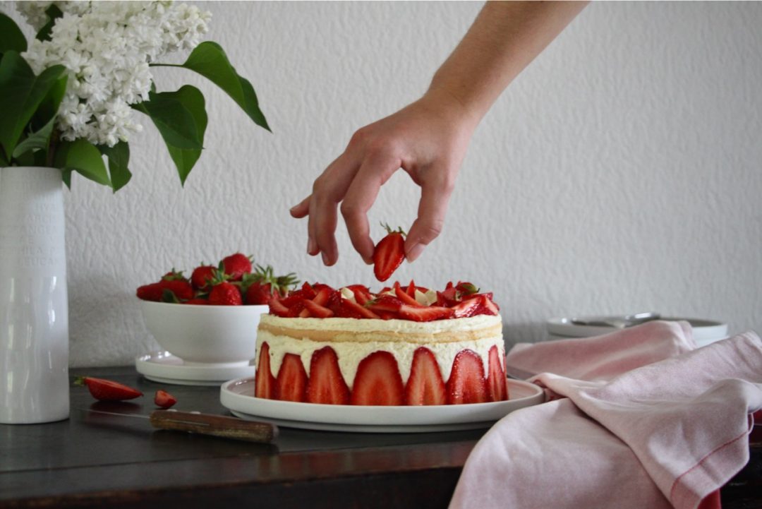 Le Fraisier à la Crème Diplomate Casserole & Chocolat