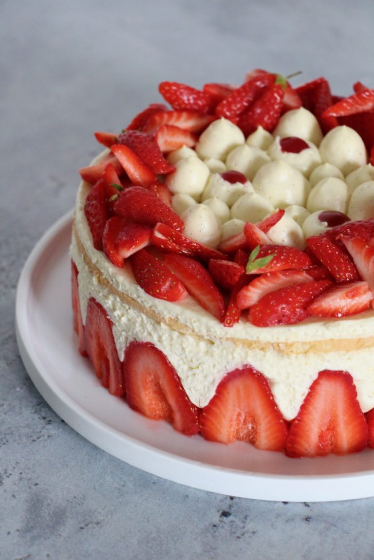 Le Fraisier à la Crème Diplomate Casserole & Chocolat