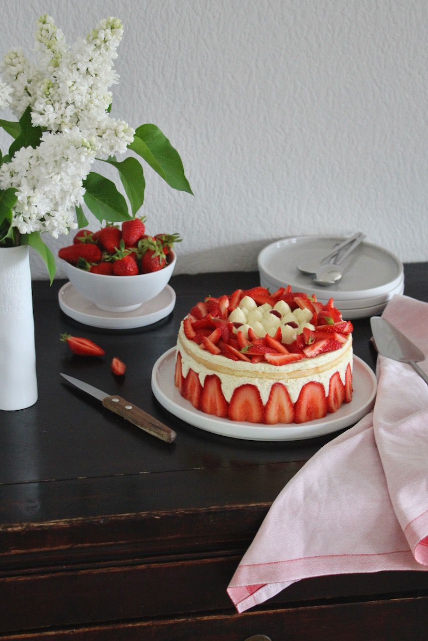 Le Fraisier à la Crème Diplomate Casserole & Chocolat