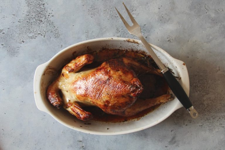 Le traditionnel Poulet rôti
