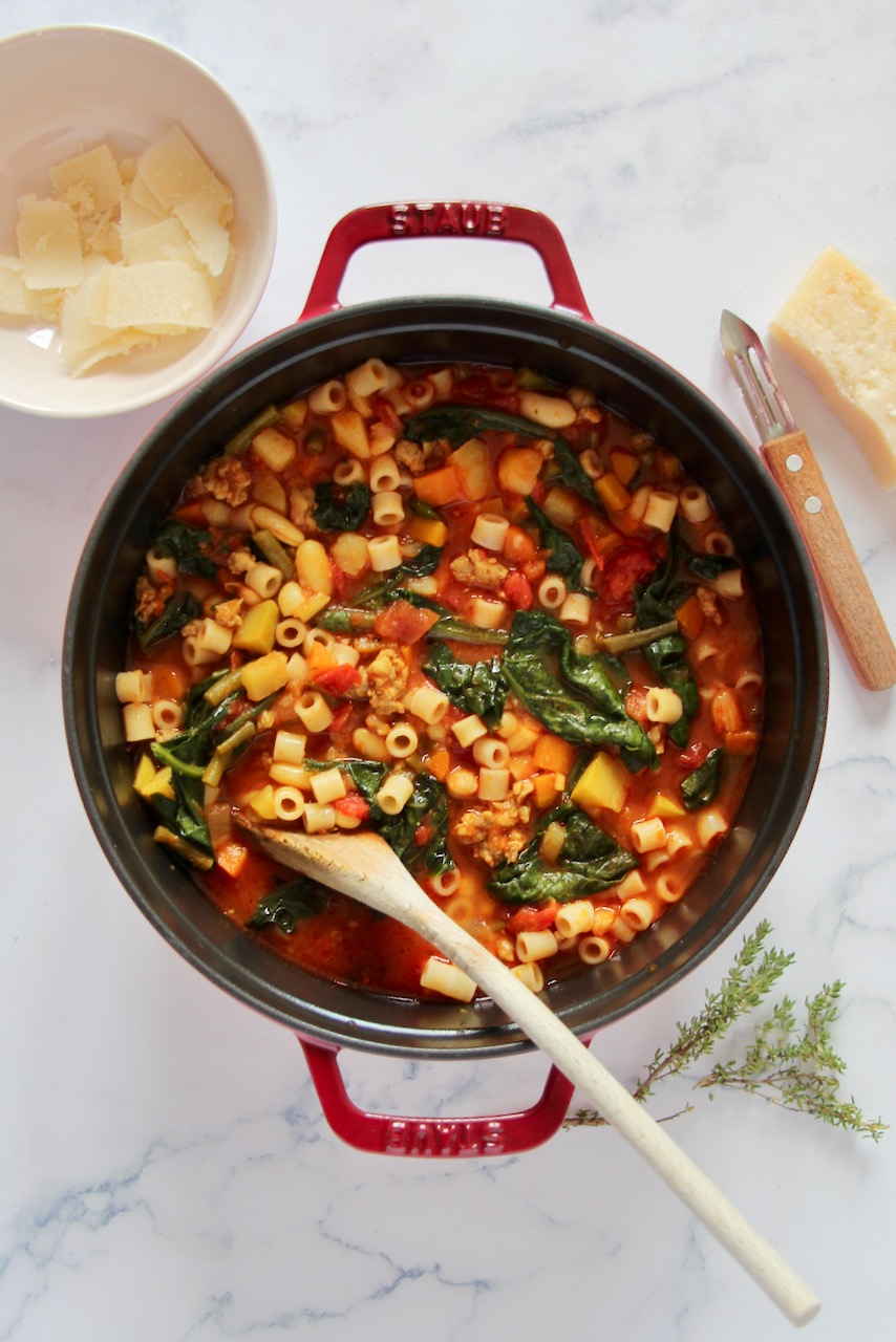 Pasta e Fagioli, Casserole et Chocolat Style Casserole & Chocolat