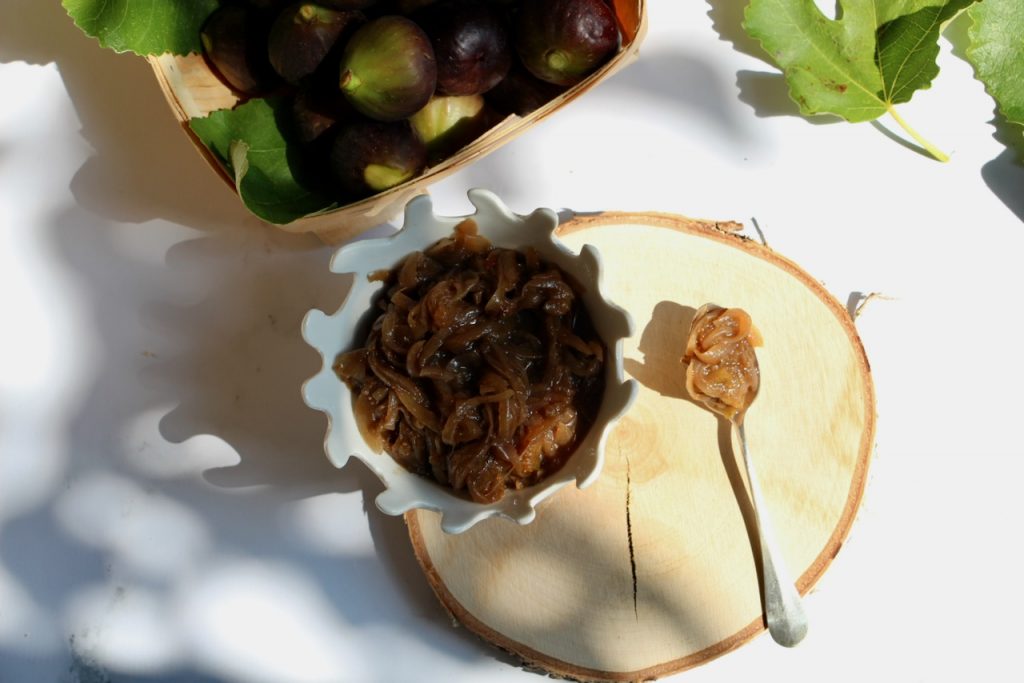 Recette Confiture d'oignons et figues au miel