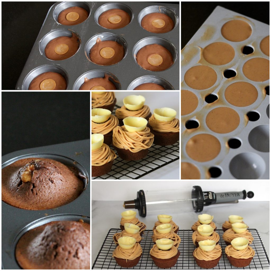 Cupcakes au chocolat pour Pâques - ilovechocolat