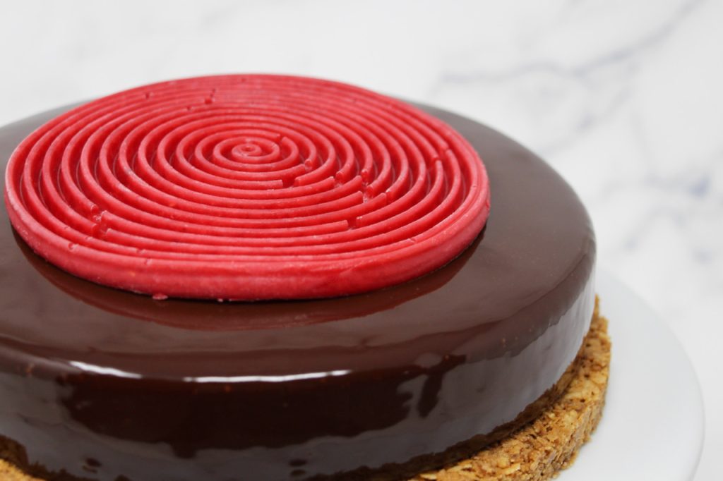 Recette de l'entremet chocolat Framboise - Les Pauses Sucrées de Caro