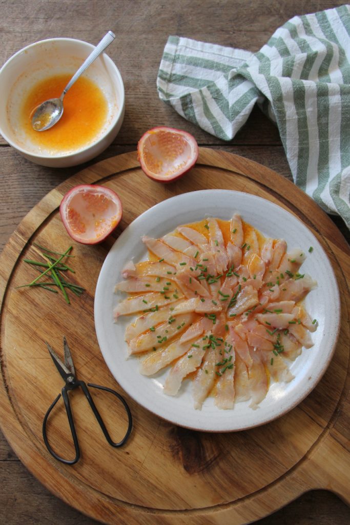 Carpaccio de fruits frais au jus de passion - Recette de cuisine - Meilleur  du Chef