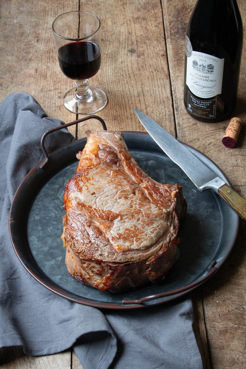 Côte de Boeuf au Four et Sauce au Vin Casserole & Chocolat
