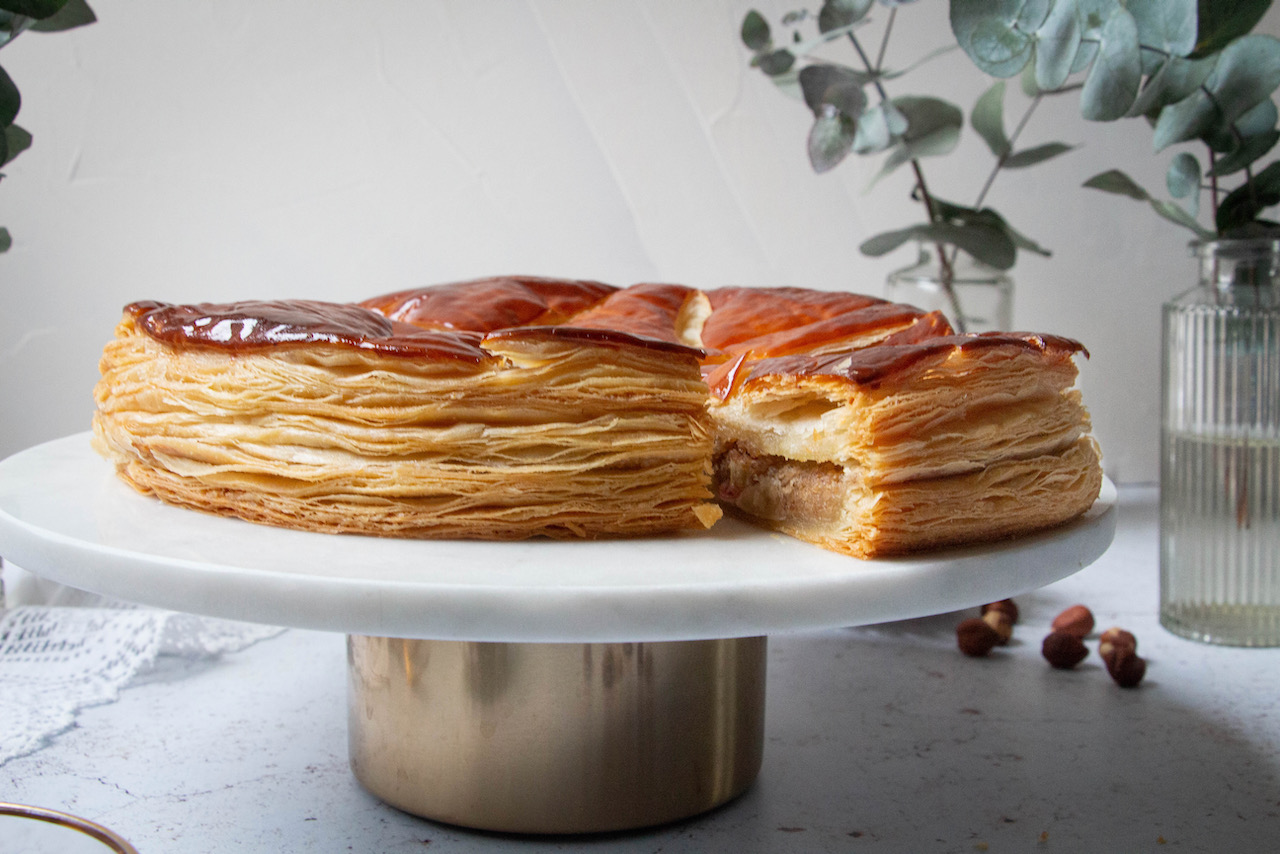 Galette des rois noisette vanille