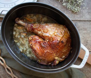 Cuisse de Dinde à la Moutarde et au Miel