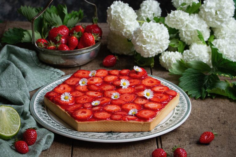 Tarte gourmande aux Fraises