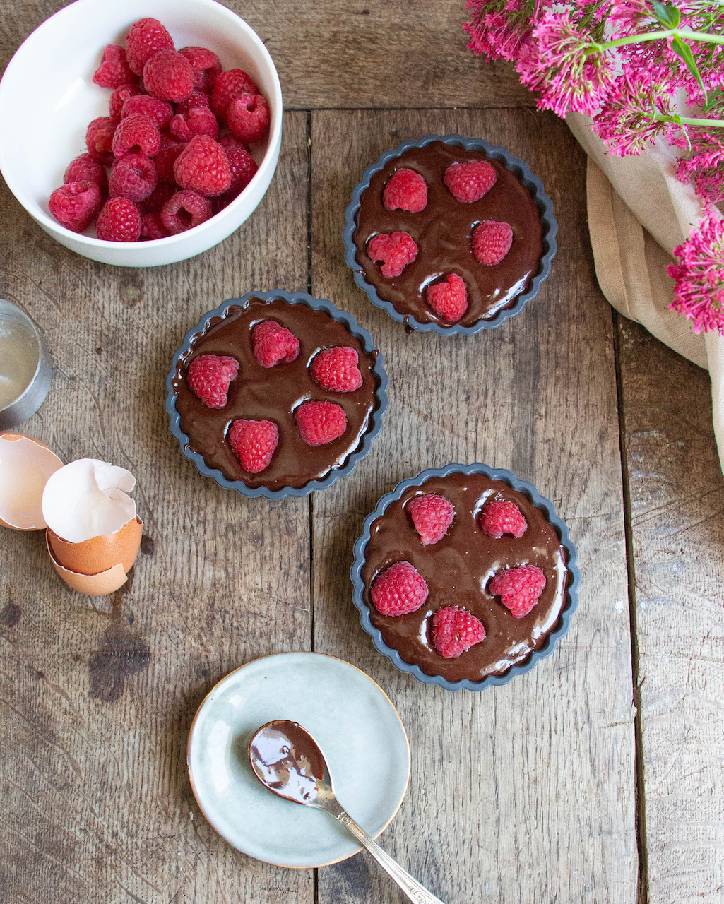 Brownies Chocolat Framboise Casserole & Chocolat