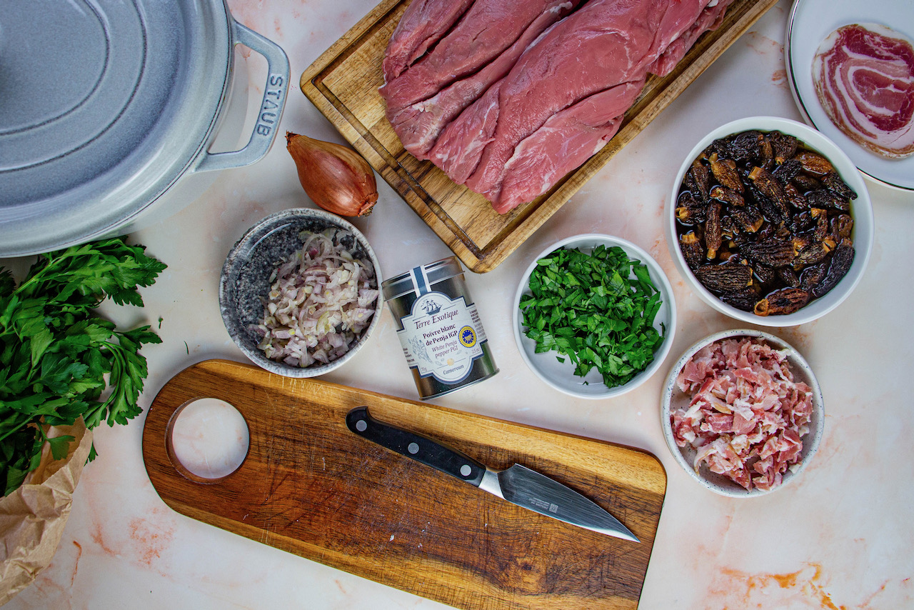 Filets mignons de Veau aux Morilles et Pancetta - Casserole & Chocolat