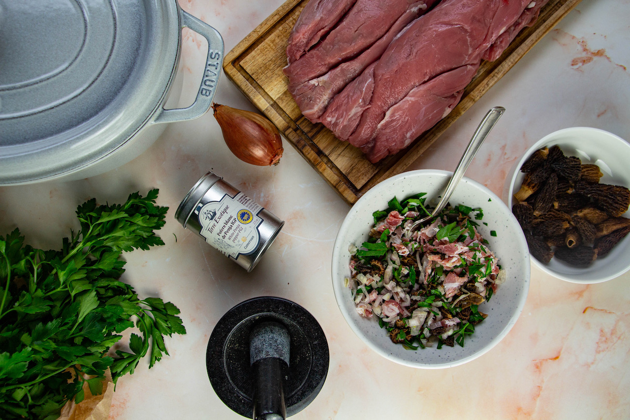 Filets mignons de Veau aux Morilles et Pancetta - Casserole & Chocolat