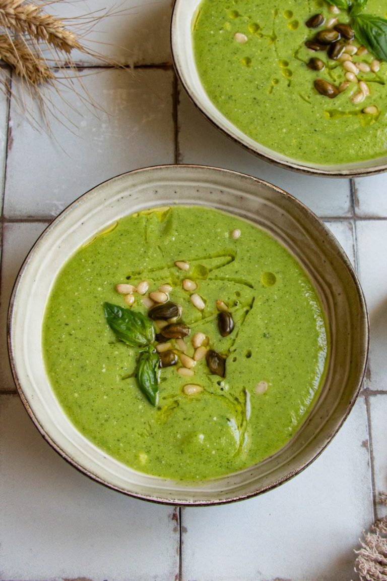 La Soupe froide Courgette et Basilic