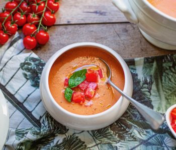 Soupe froide de Tomates, sans Cuisson