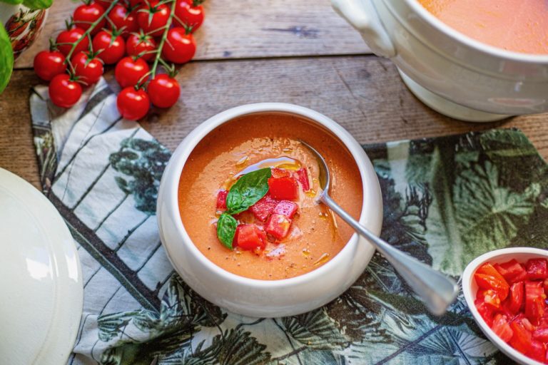 Soupe froide de Tomates, sans Cuisson