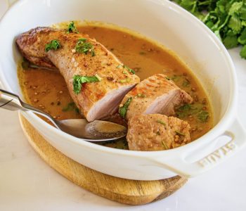 Le Filet mignon de Porc, Miel et Coriandre