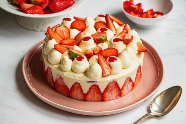 Le Fraisier à la Crème Diplomate