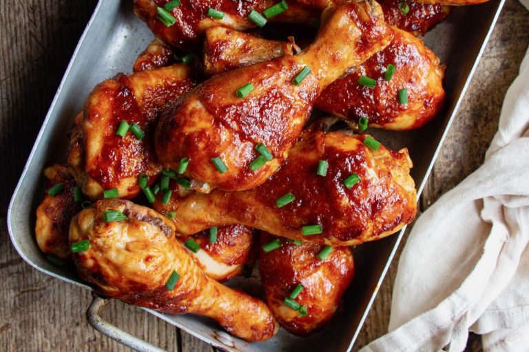 Pilons de Poulet marinés, Sauce Barbecue