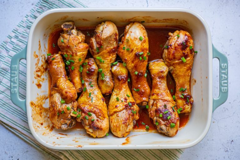 Pilons de Poulet marinés, Sauce Barbecue